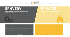 Desktop Screenshot of borch-advokater.dk